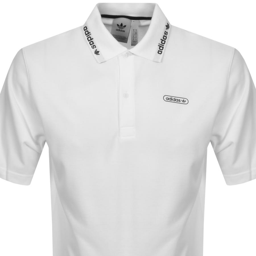Alternative Image for Productadidas Originals Summer Polo T Shirt White2